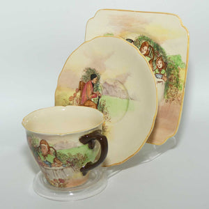 Royal Doulton A Hundred Years Ago pattern trio D5499