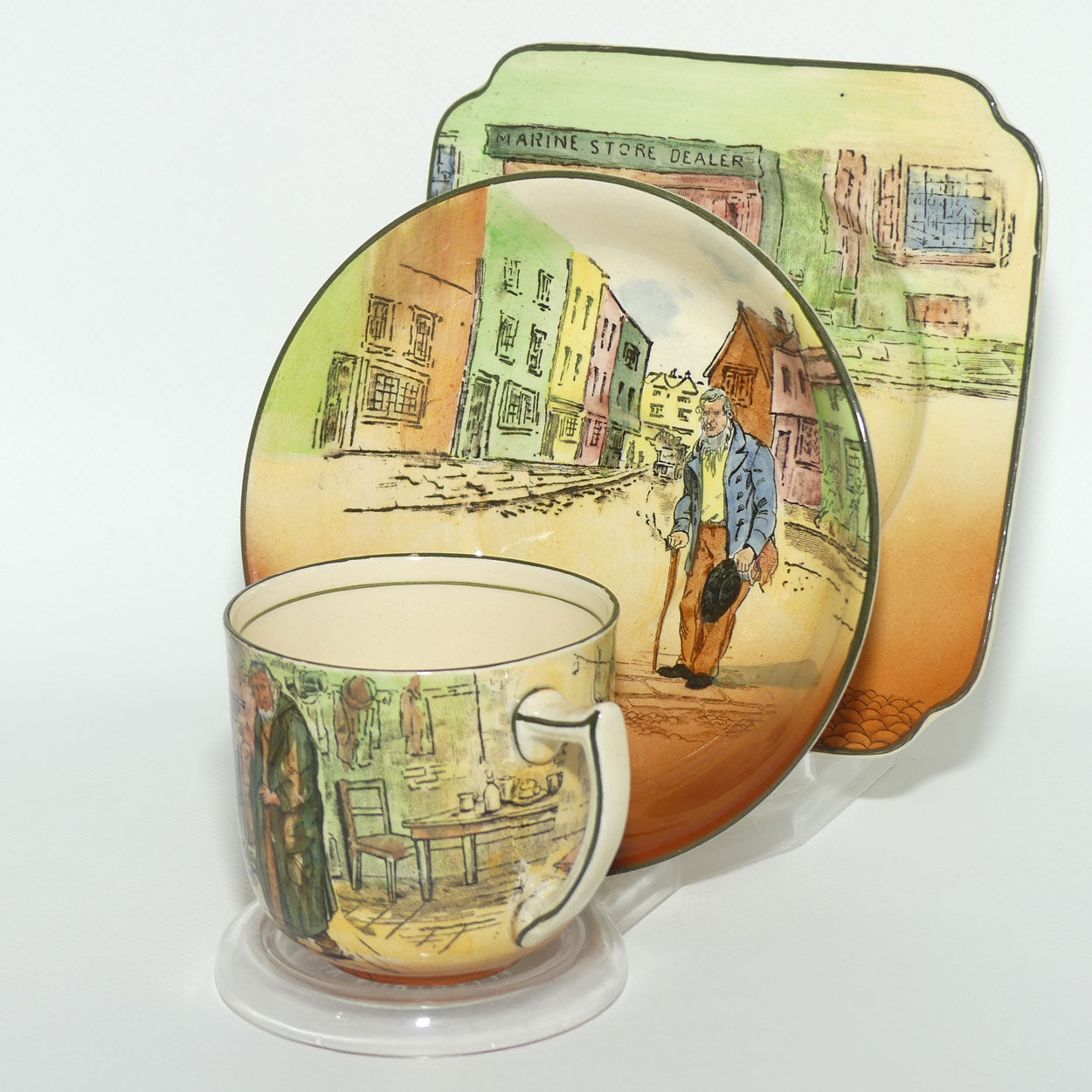 Royal Doulton Dickens trio #1 Fagin | Pegotty | Sykes D5175