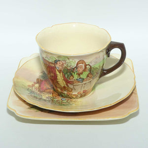 Royal Doulton A Hundred Years Ago pattern trio D5499