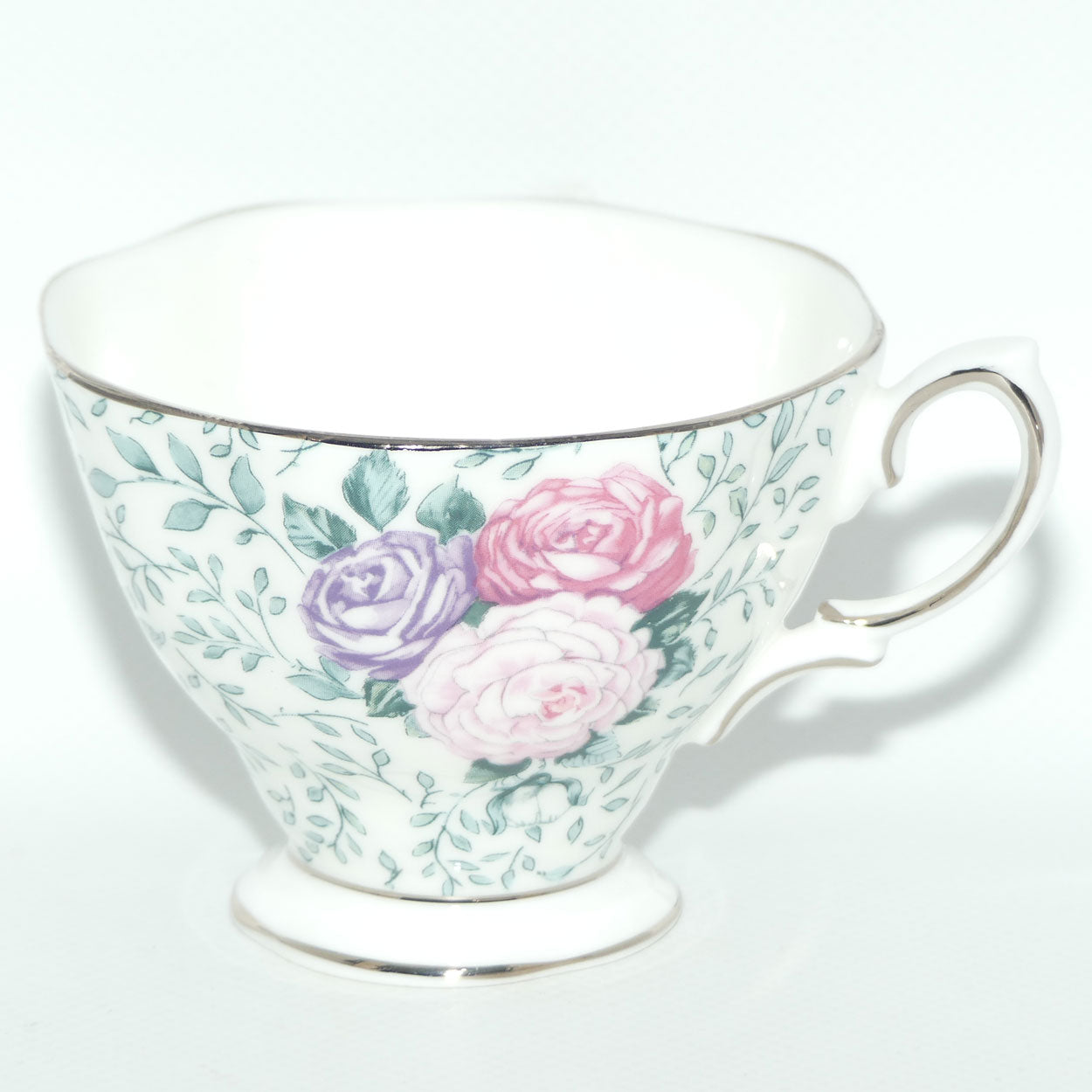 Royal Albert Bone China England Rose Garland trio | later stamp