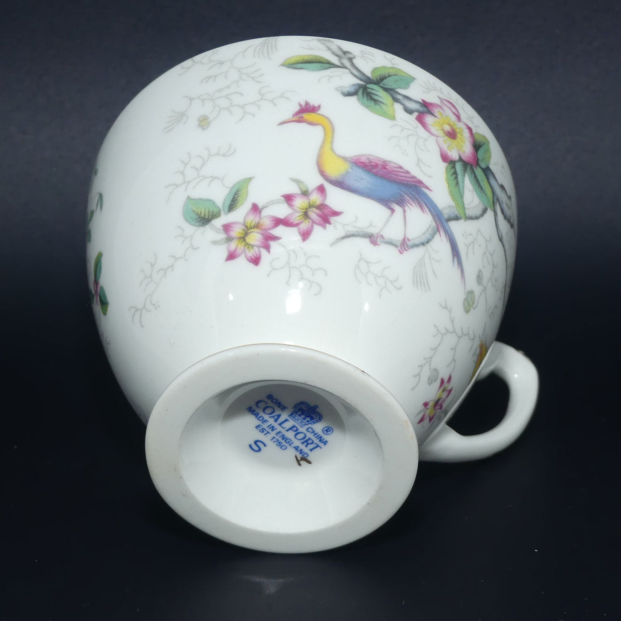 Coalport Bone China | Tulip Tree pattern | tea trio