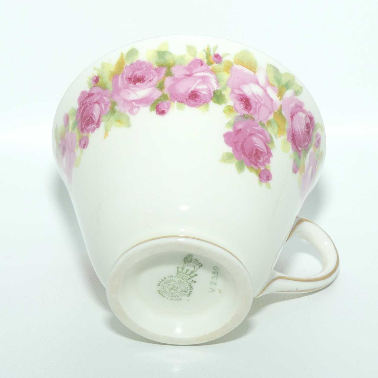 Royal Doulton Raby Rose pattern trio | V2339
