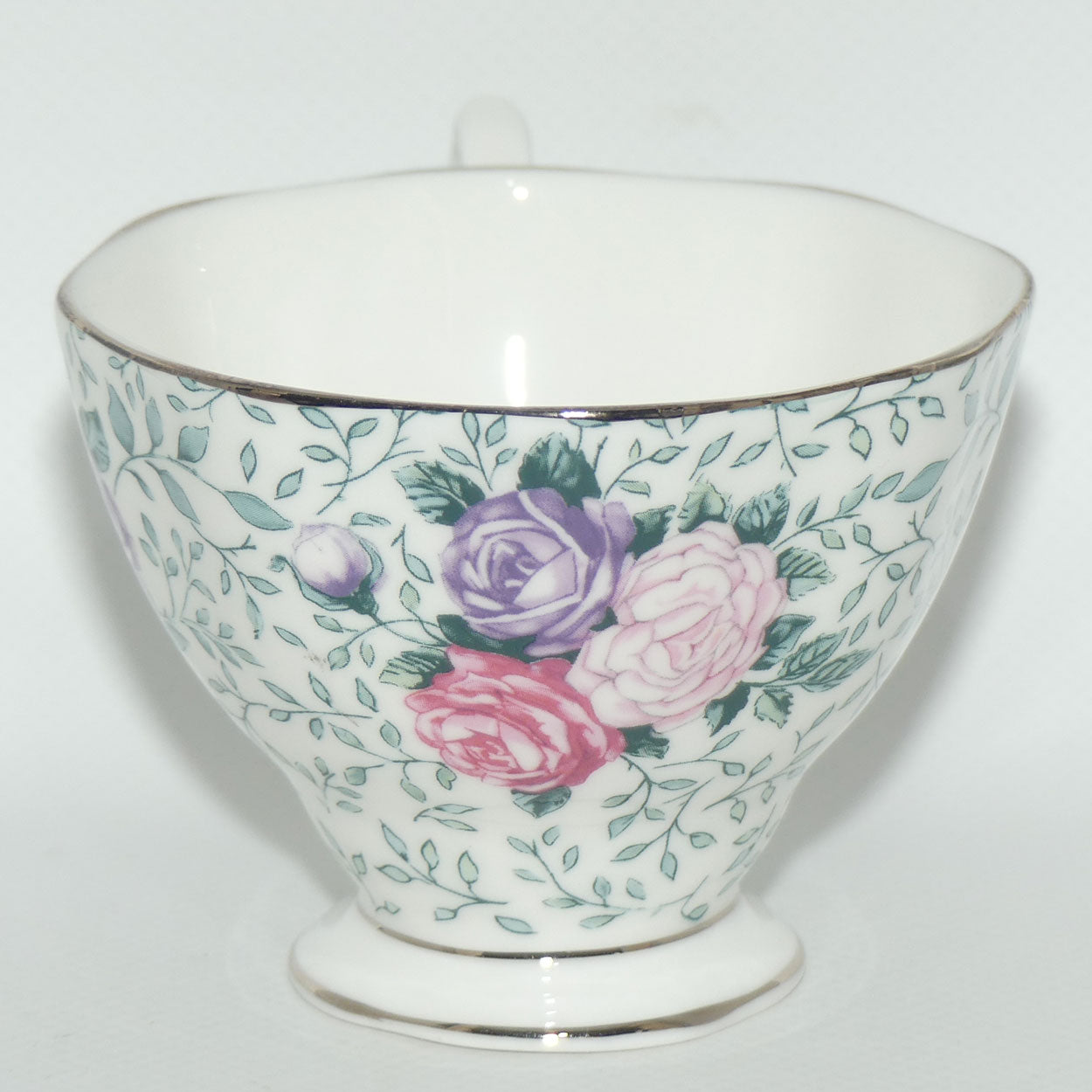 Royal Albert Bone China England Rose Garland trio | later stamp