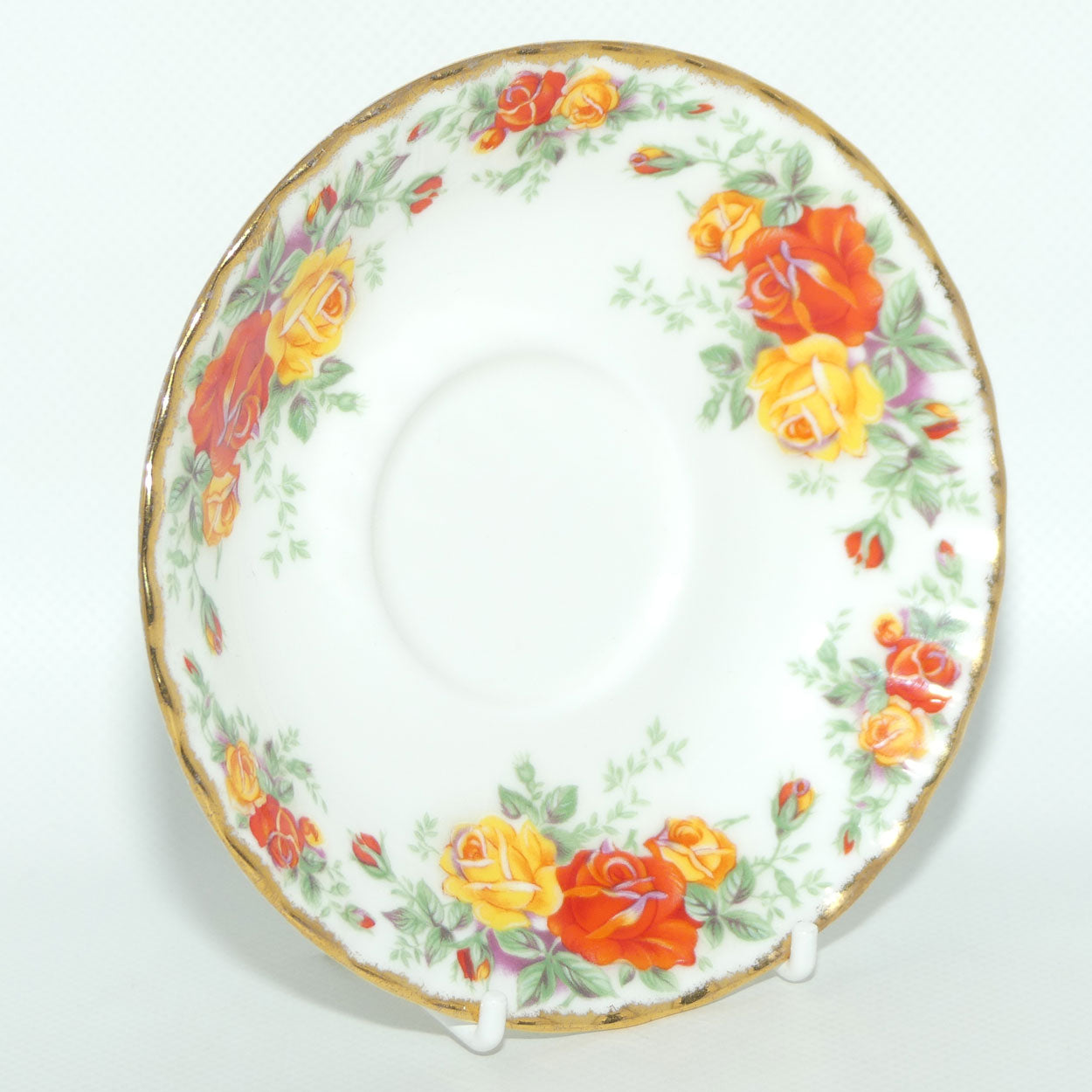 Royal Albert Bone China England Pacific Rose tea trio | UK made