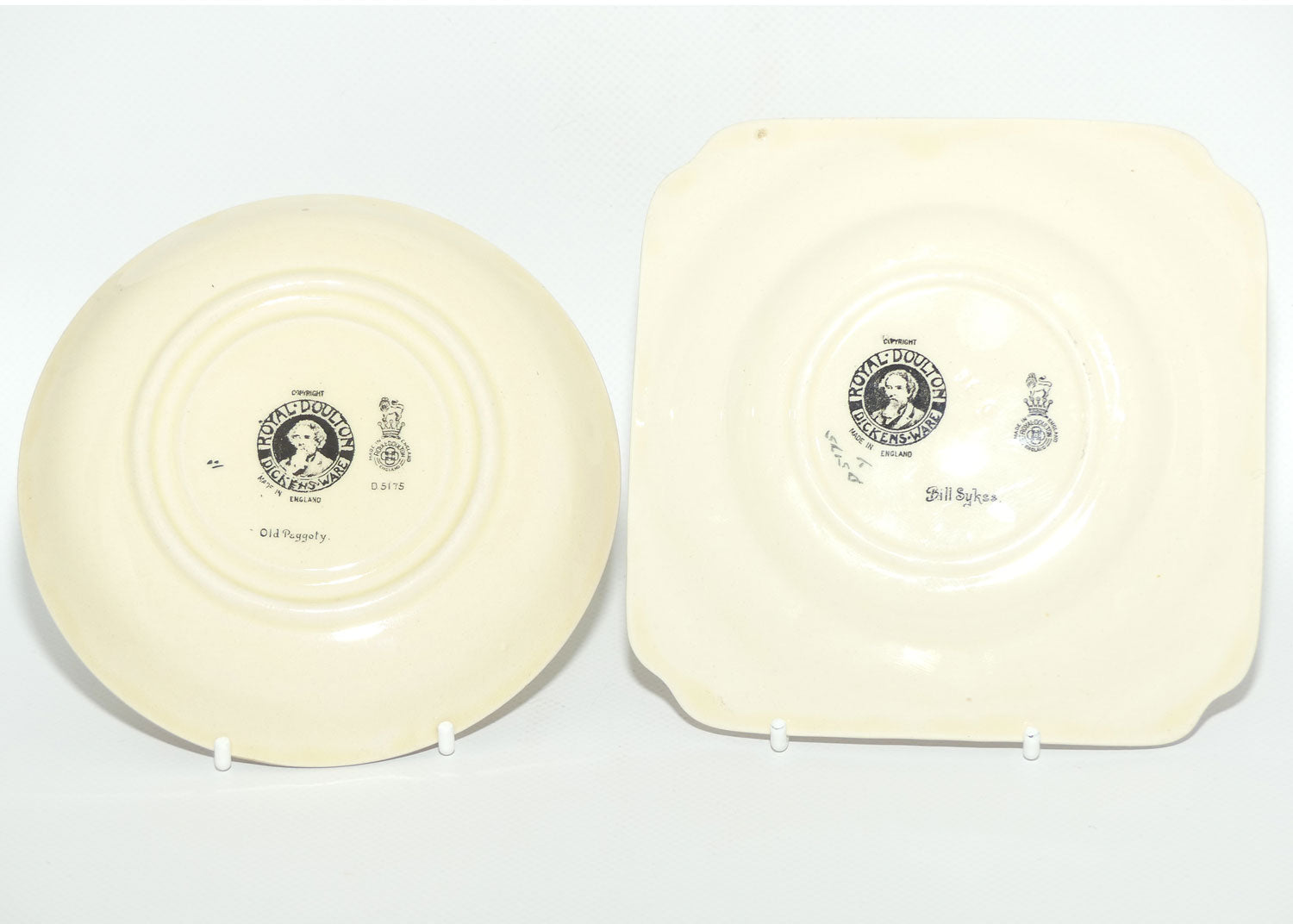 Royal Doulton Dickens trio #1 Fagin | Pegotty | Sykes D5175