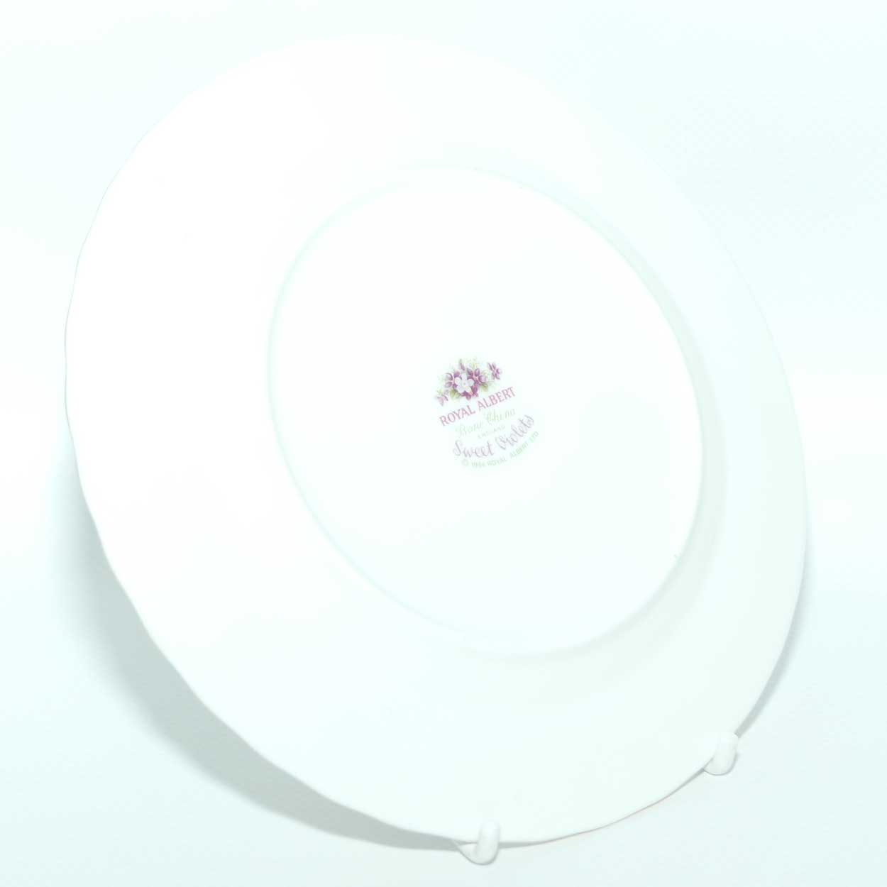 Royal Albert Bone China England Sweet Violets trio | © 1966 Royal Albert Ltd backstamp