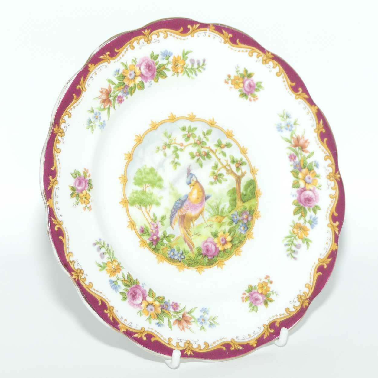 Royal Albert Bone China Chelsea Bird trio | Red Trim
