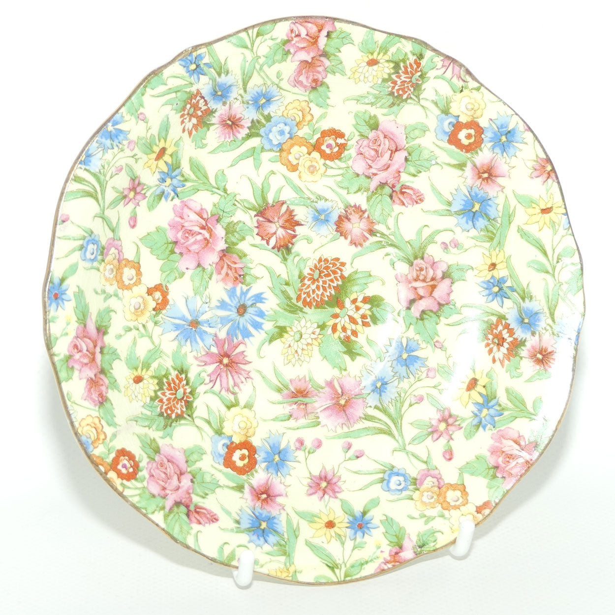 Royal Winton Chintz Kew pattern tea trio | Round plate