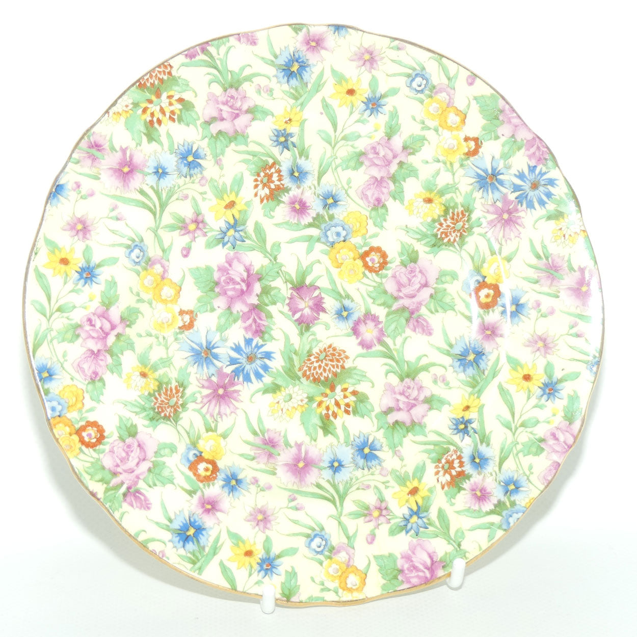 Royal Winton Chintz Kew pattern tea trio | Round plate