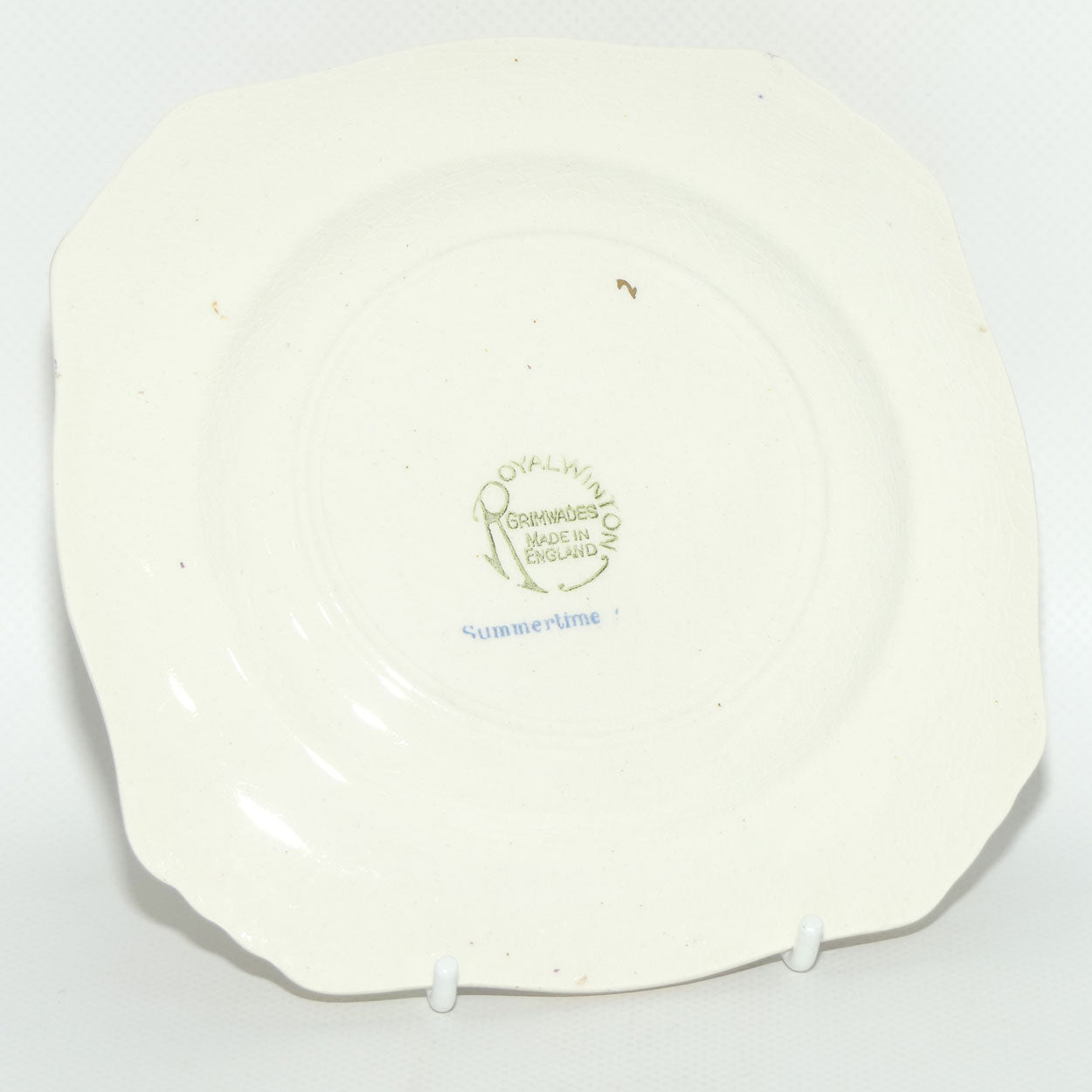 Royal Winton Summertime Chintz tea trio | Square Plate | #1