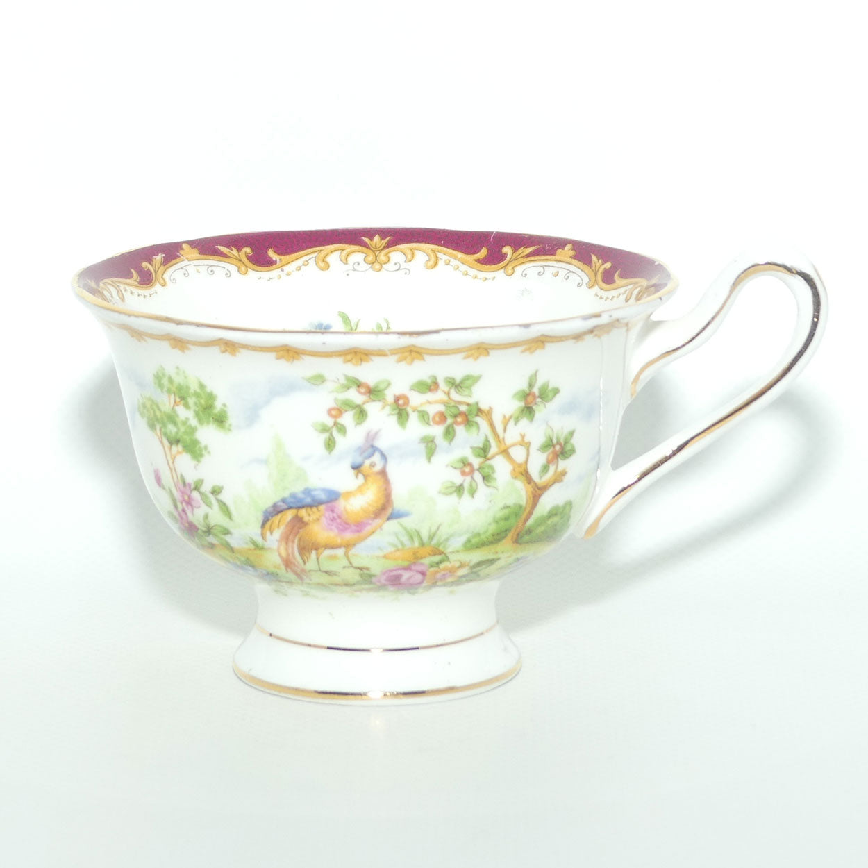 Royal Albert Bone China Chelsea Bird trio | Red Trim | #2