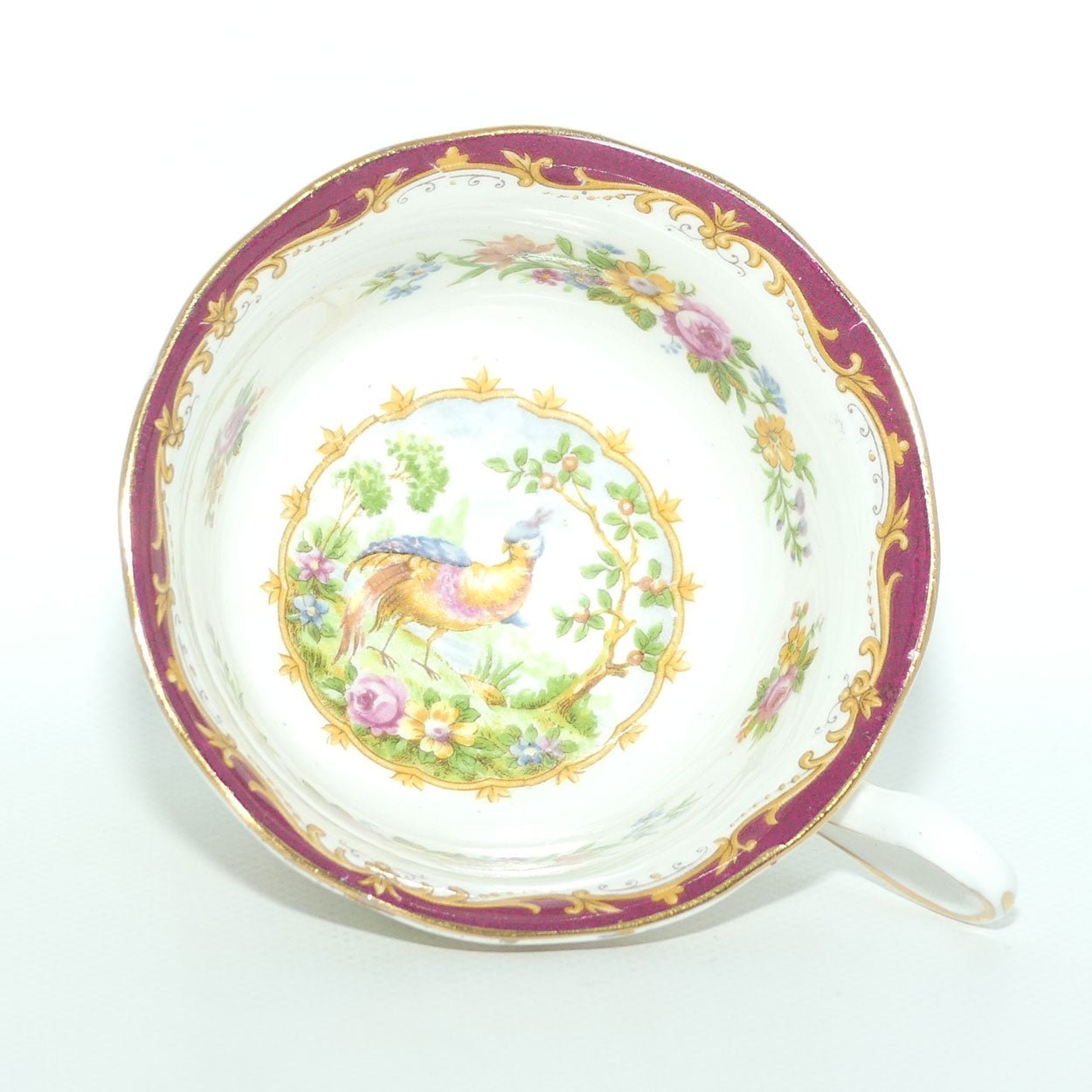 Royal Albert Bone China Chelsea Bird trio | Red Trim | #2