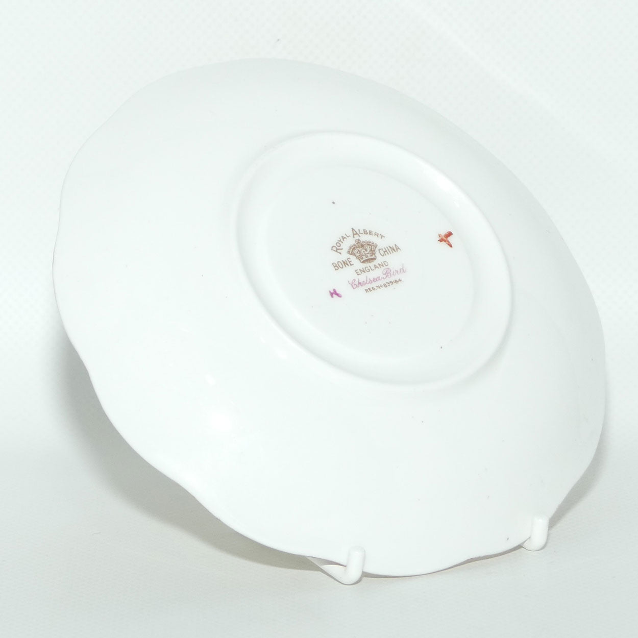Royal Albert Bone China Chelsea Bird trio | Red Trim | #2
