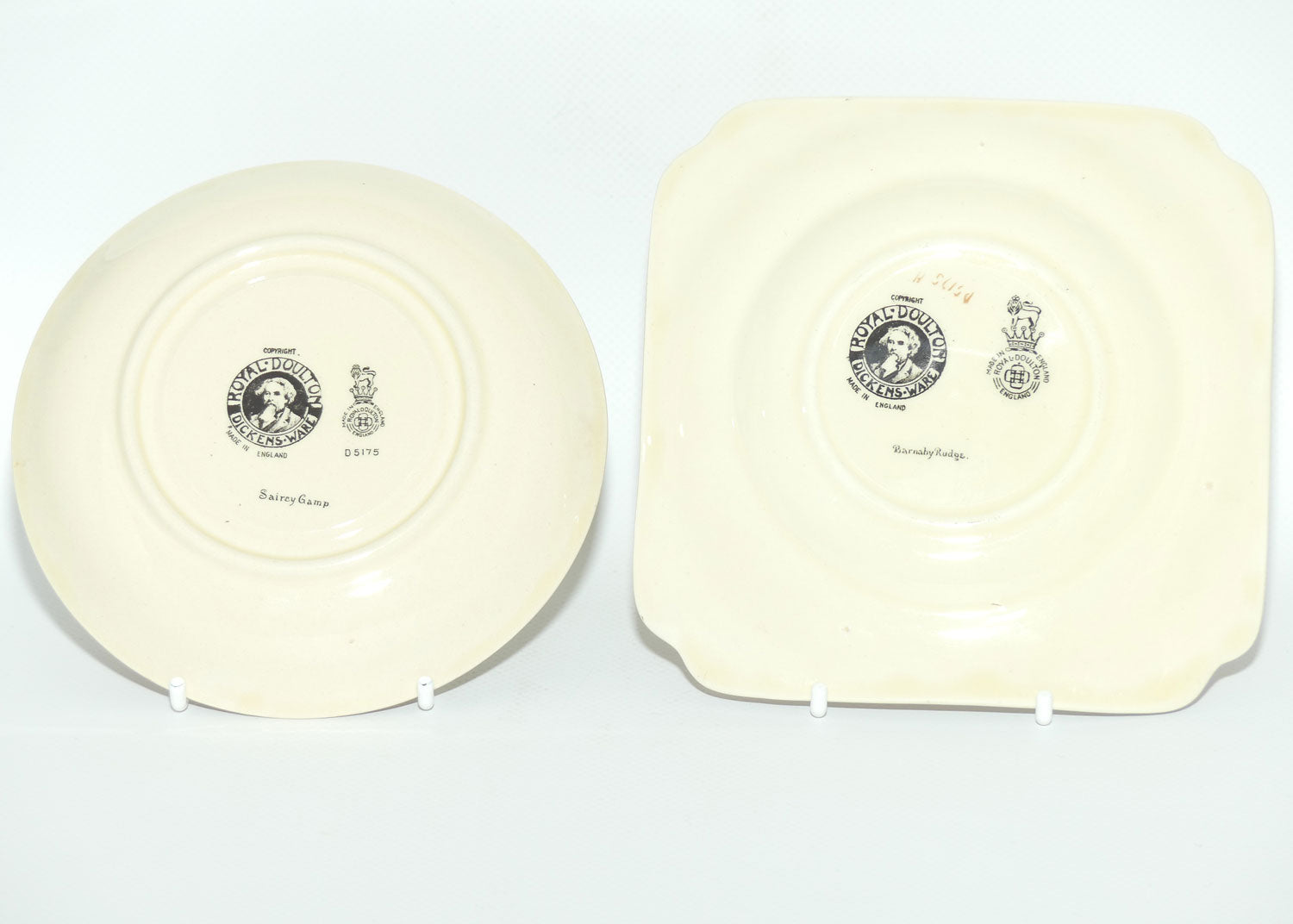 Royal Doulton Dickens trio #2 Cuttle | Gamp | Rudge D5175