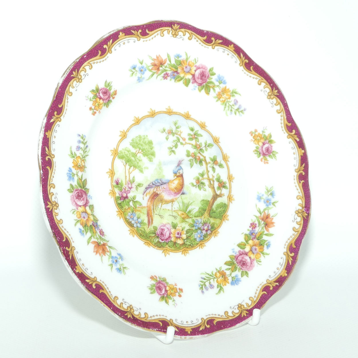 Royal Albert Bone China Chelsea Bird trio | Red Trim | #2