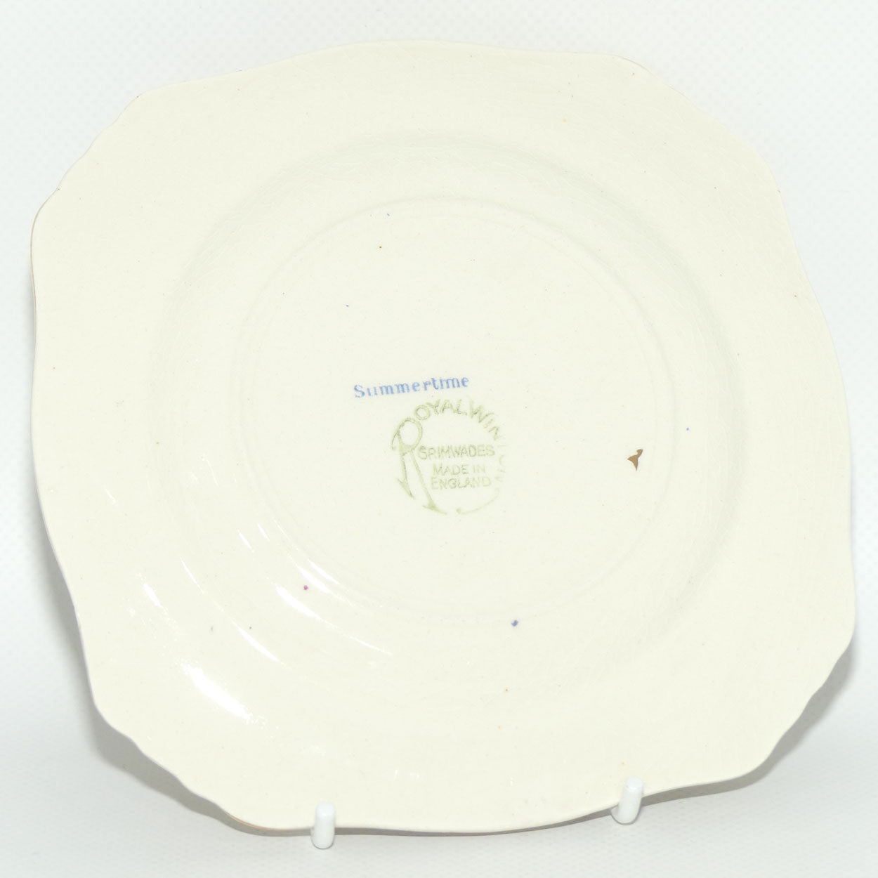 Royal Winton Summertime Chintz tea trio | Square Plate | #2
