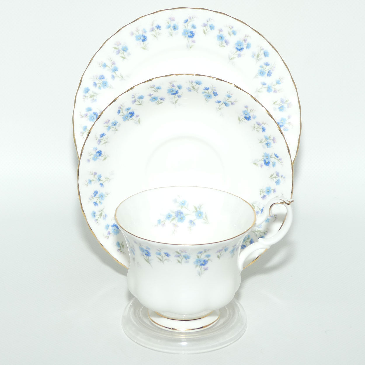 Royal Albert Bone China England Memory Lane trio | later stamp