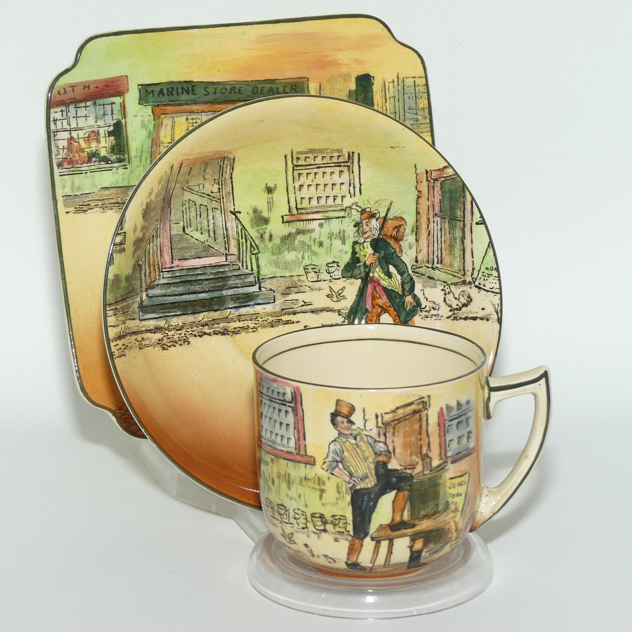 Royal Doulton Dickens trio #3 SWeller | Rudge | Gamp D5175