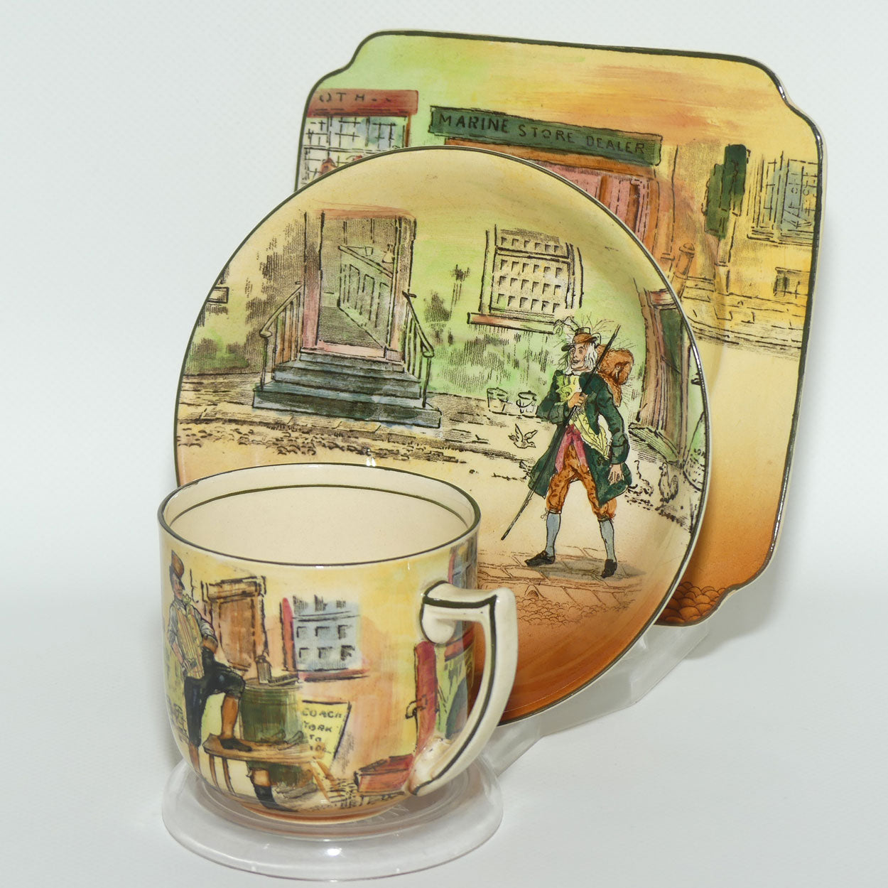 Royal Doulton Dickens trio #3 SWeller | Rudge | Gamp D5175