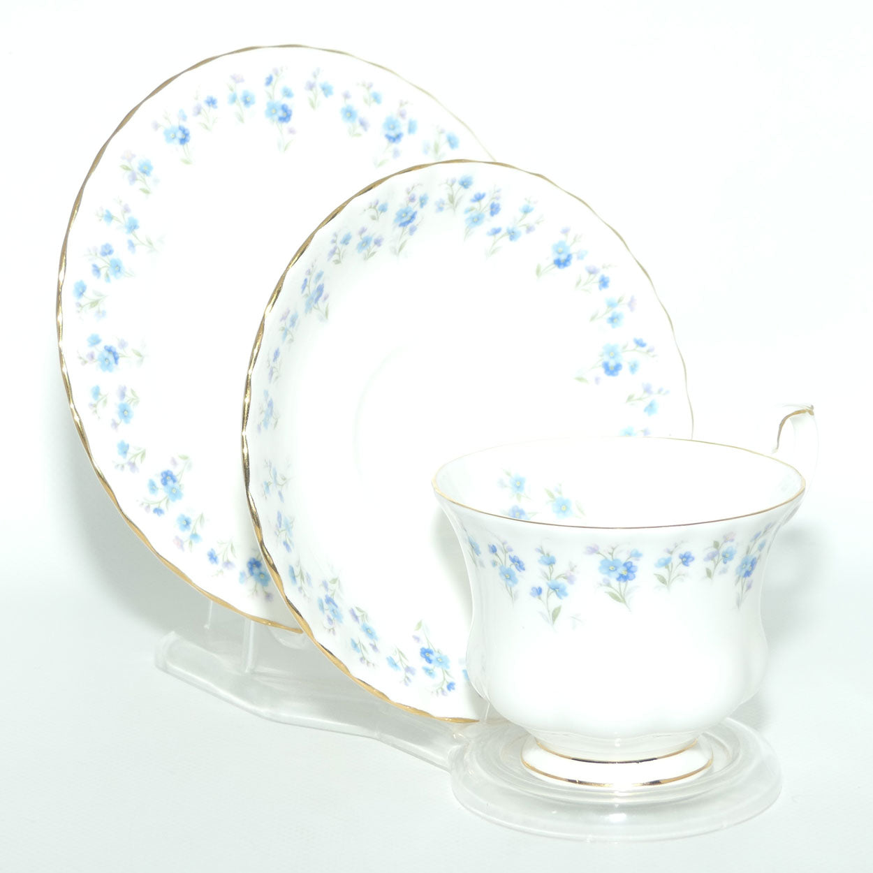 Royal Albert Bone China England Memory Lane trio | later stamp