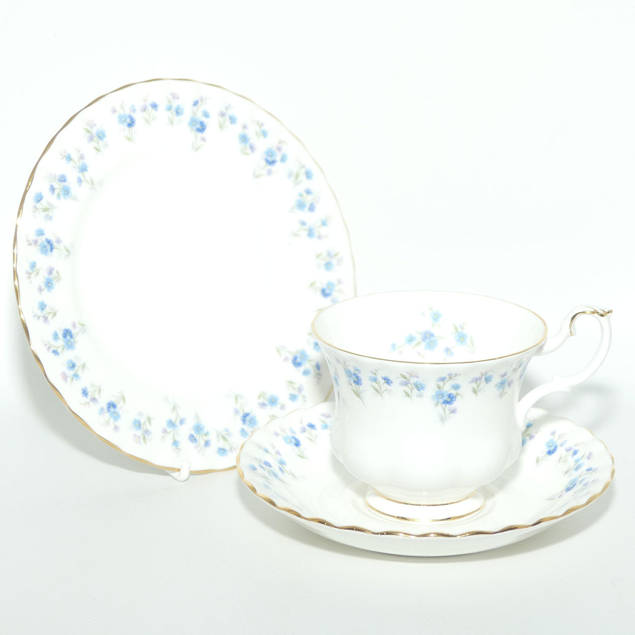 Royal Albert Bone China England Memory Lane trio | later stamp