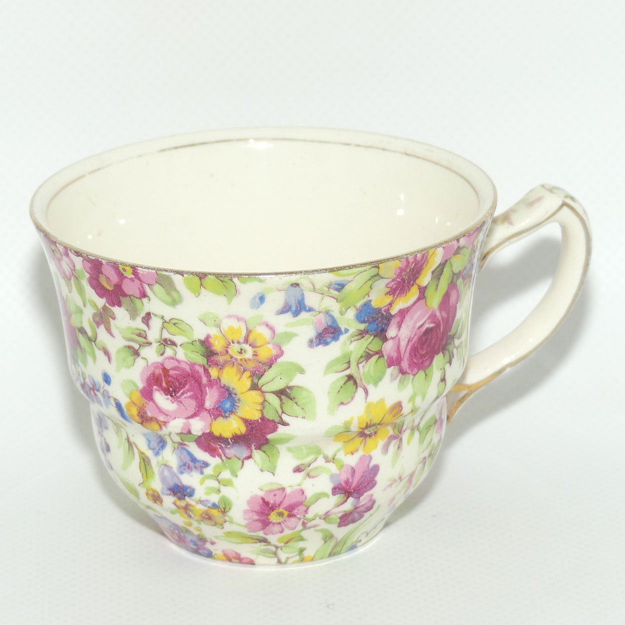 Royal Winton Summertime Chintz tea trio | Square Plate | #4