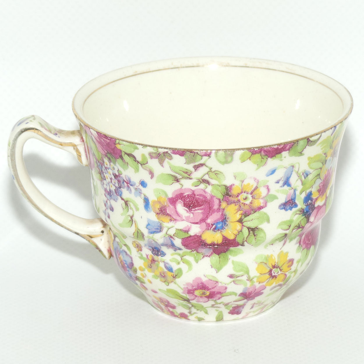 Royal Winton Summertime Chintz tea trio | Square Plate | #4