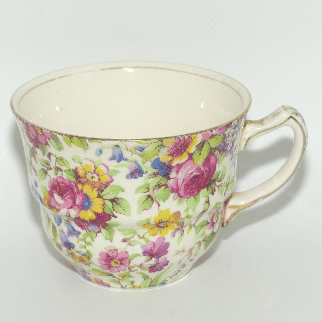 Royal Winton Summertime Chintz tea trio | Square Plate | #4
