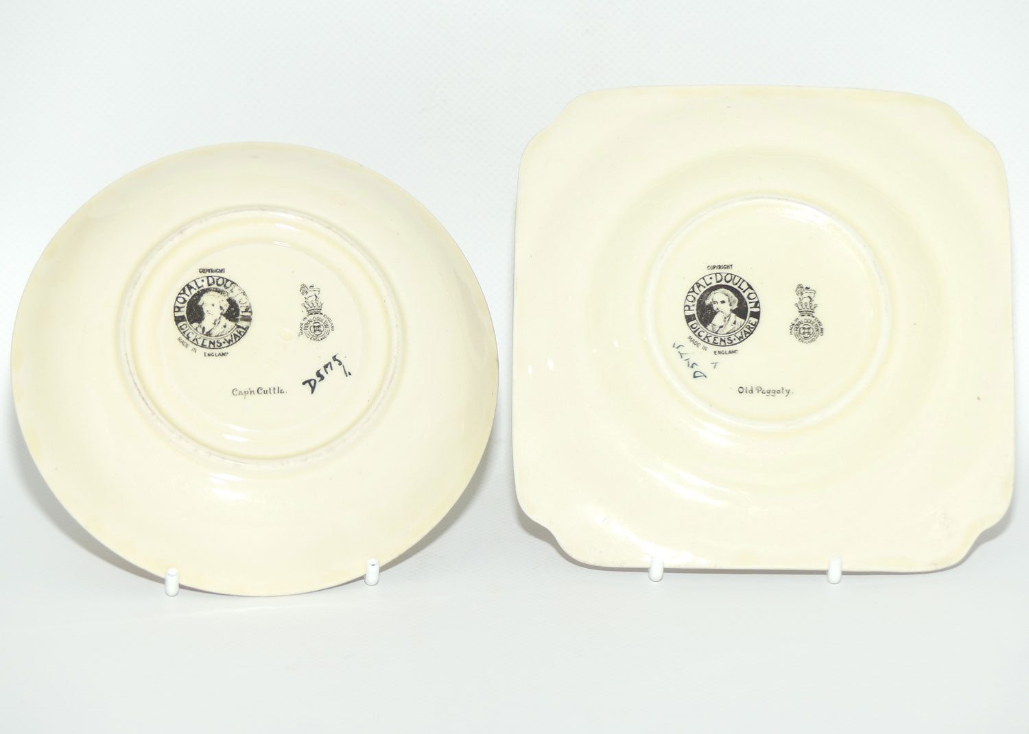 Royal Doulton Dickens trio #4 Squeers | Cuttle | Peggoty D5175