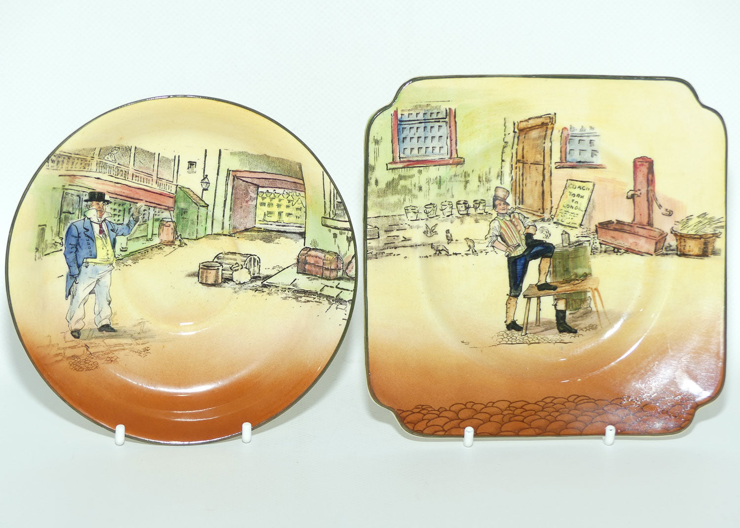 Royal Doulton Dickens trio #6 Jingle | Cuttle | Sam Weller D5175