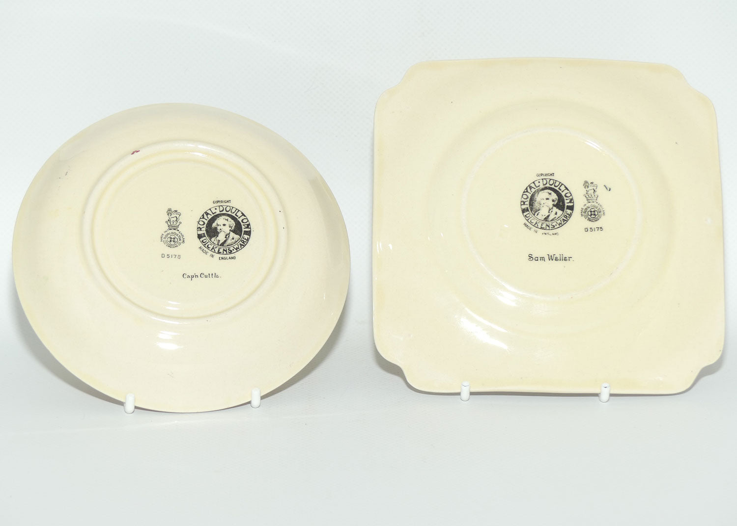 Royal Doulton Dickens trio #6 Jingle | Cuttle | Sam Weller D5175