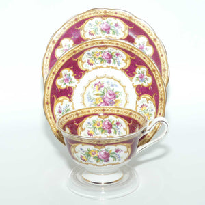 Royal Albert Bone China Lady Hamilton trio | Avon shape