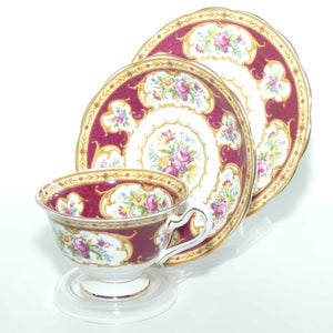 Royal Albert Bone China Lady Hamilton trio | Avon shape