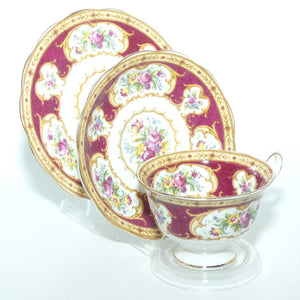 Royal Albert Bone China Lady Hamilton trio | Avon shape