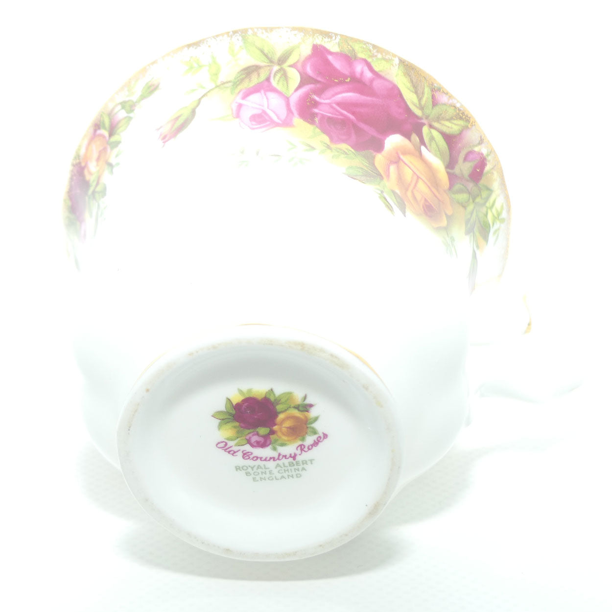 Royal Albert Bone China England Old Country Roses trio | Early backstamp
