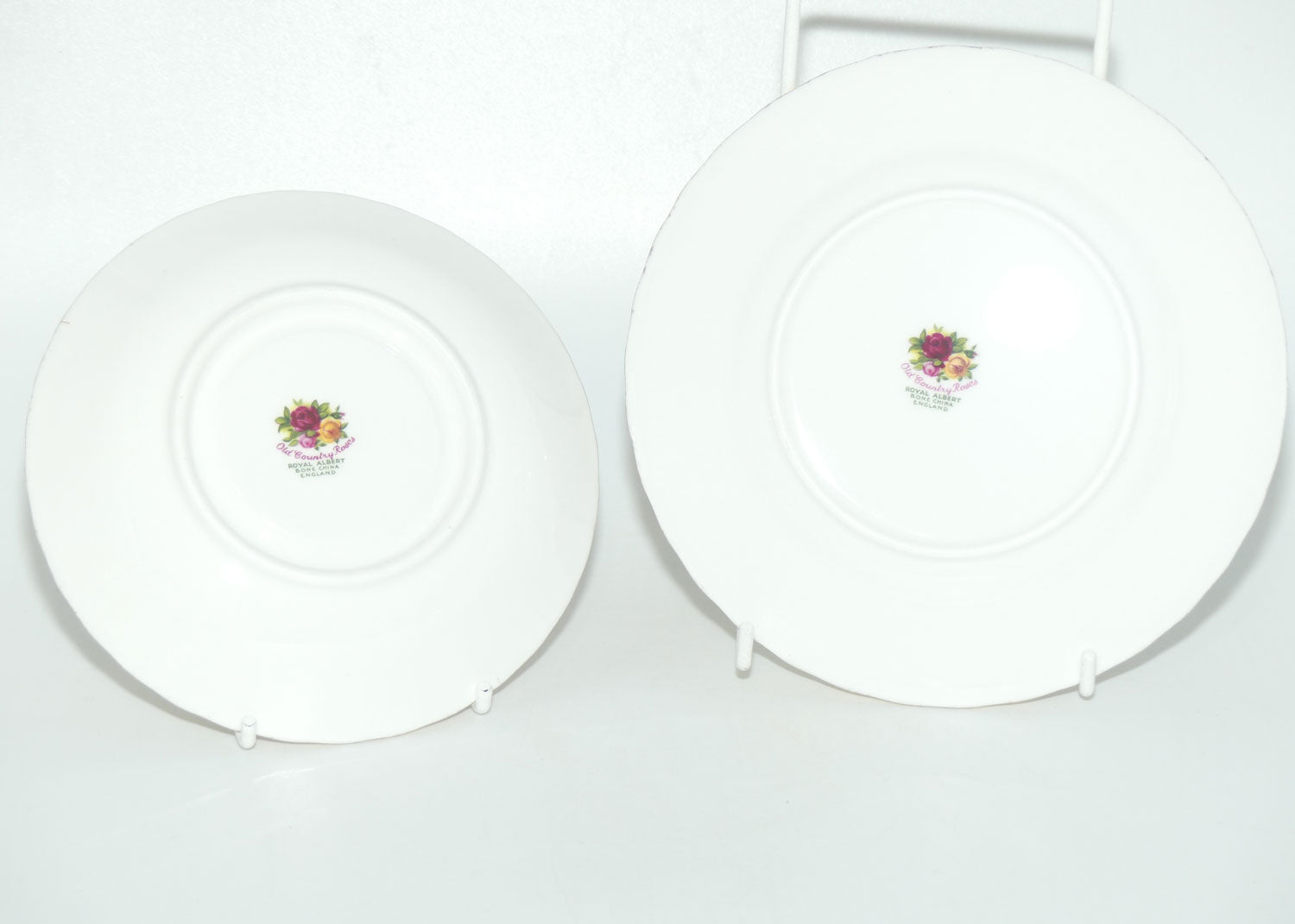 Royal Albert Bone China England Old Country Roses trio set of 6 | Early backstamp