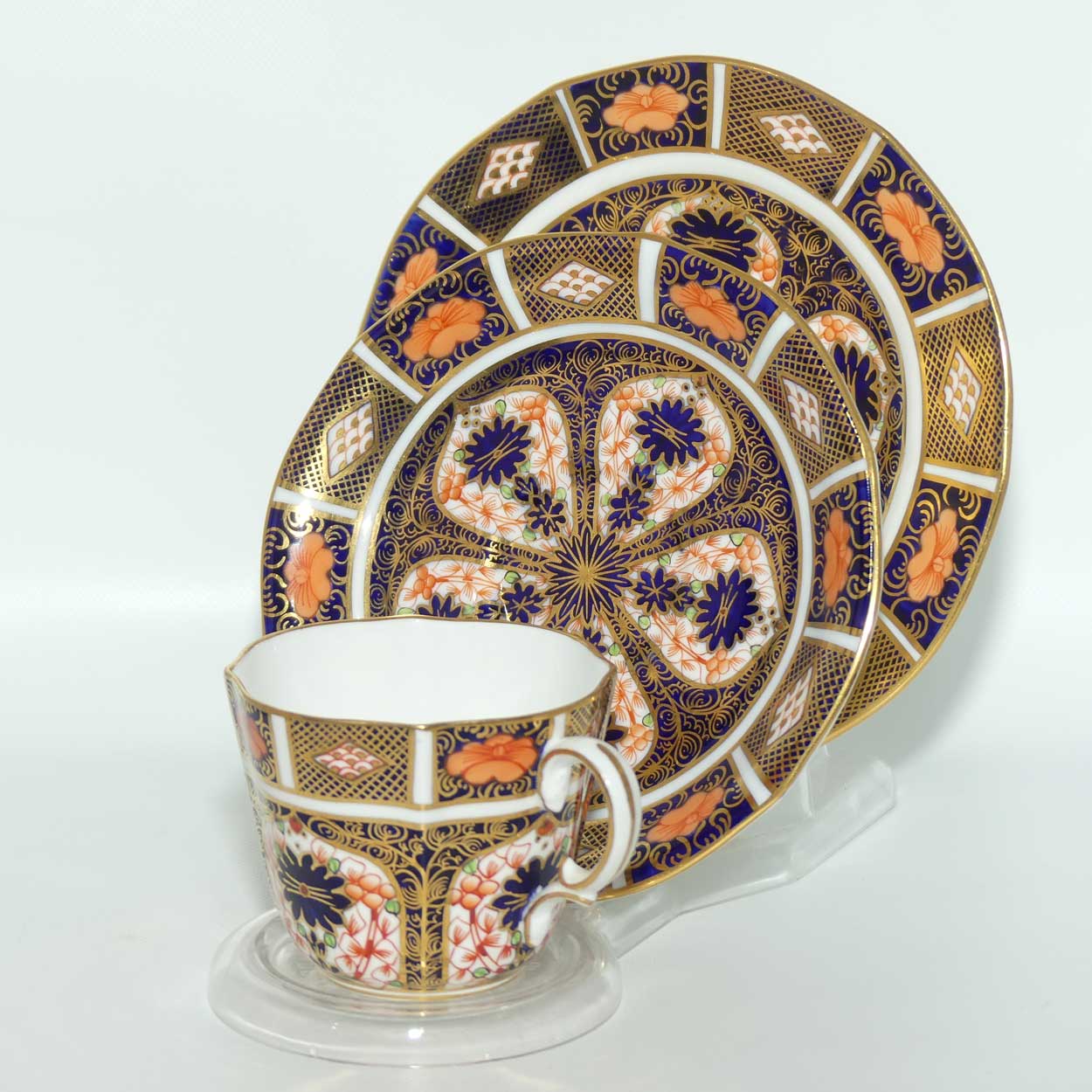 Royal Crown Derby Imari 1128 tea trio | #2 | c.1928 to 29