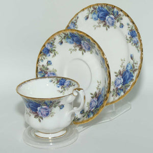 Royal Albert Bone China England Moonlight Rose tea trio | UK made