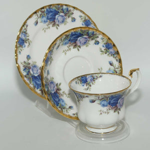 Royal Albert Bone China England Moonlight Rose tea trio | UK made