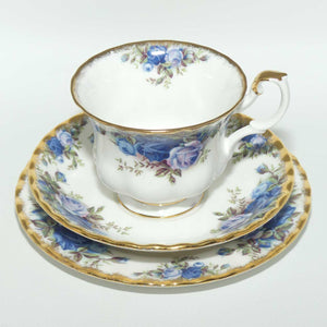 Royal Albert Bone China England Moonlight Rose tea trio | UK made