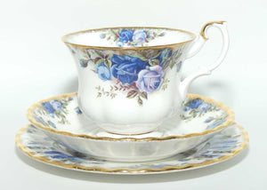 Royal Albert Bone China England Moonlight Rose tea trio | UK made