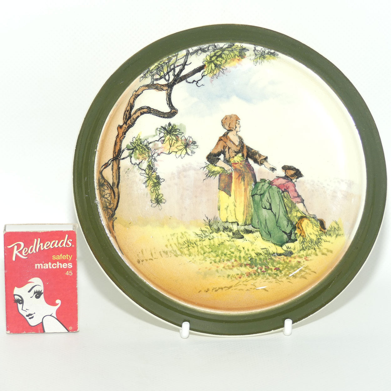 Royal Doulton Gleaners and Gypsies trivet D3191