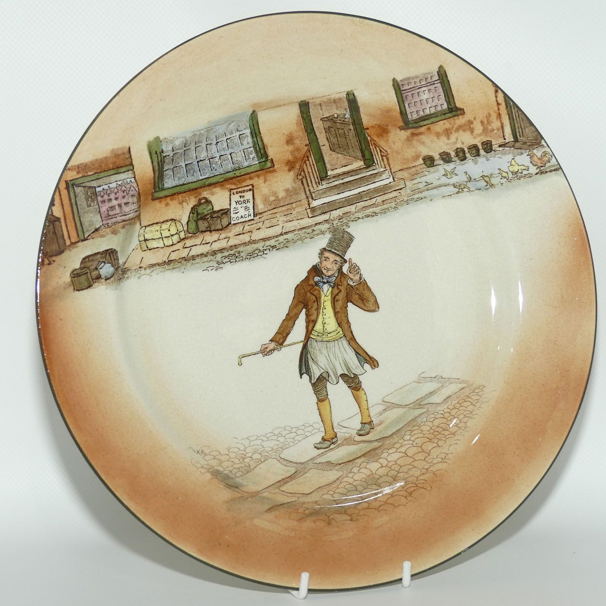 Royal Doulton Dickens Trotty Veck plate D2973