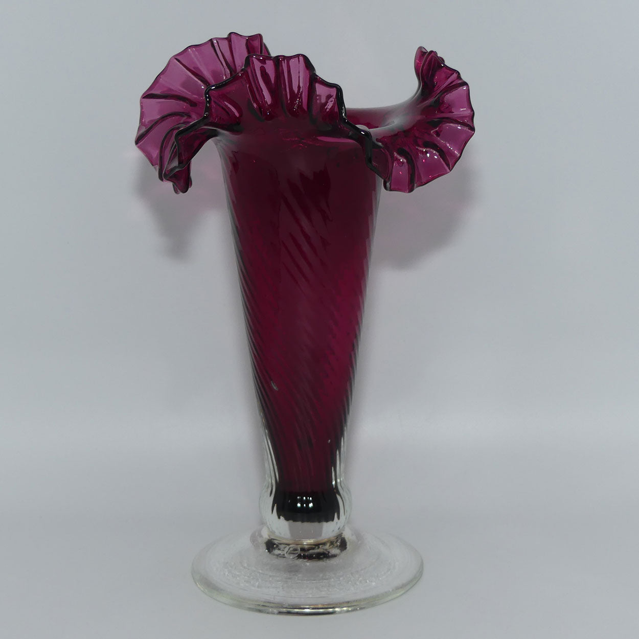 vintage-ruby-glass-frilled-edge-vase