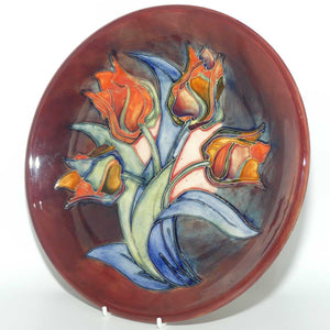 Moorcroft Red Tulips 783/10 plate