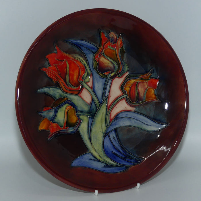 Moorcroft Red Tulips 783/10 plate