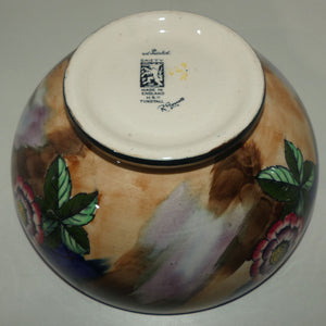 H & K Tunstall Hand Painted Gaiety bowl signed R Grocott