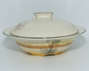 Royal Doulton Coaching Days Art Deco lidded tureen