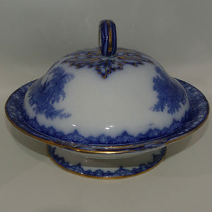 Doulton Watteau pattern Blue and White Tureen | #2