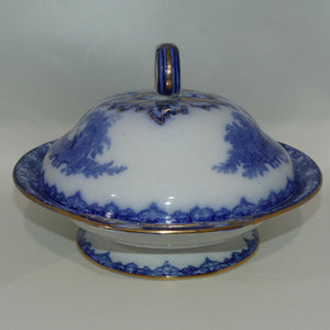 Doulton Watteau pattern Blue and White Tureen | #2